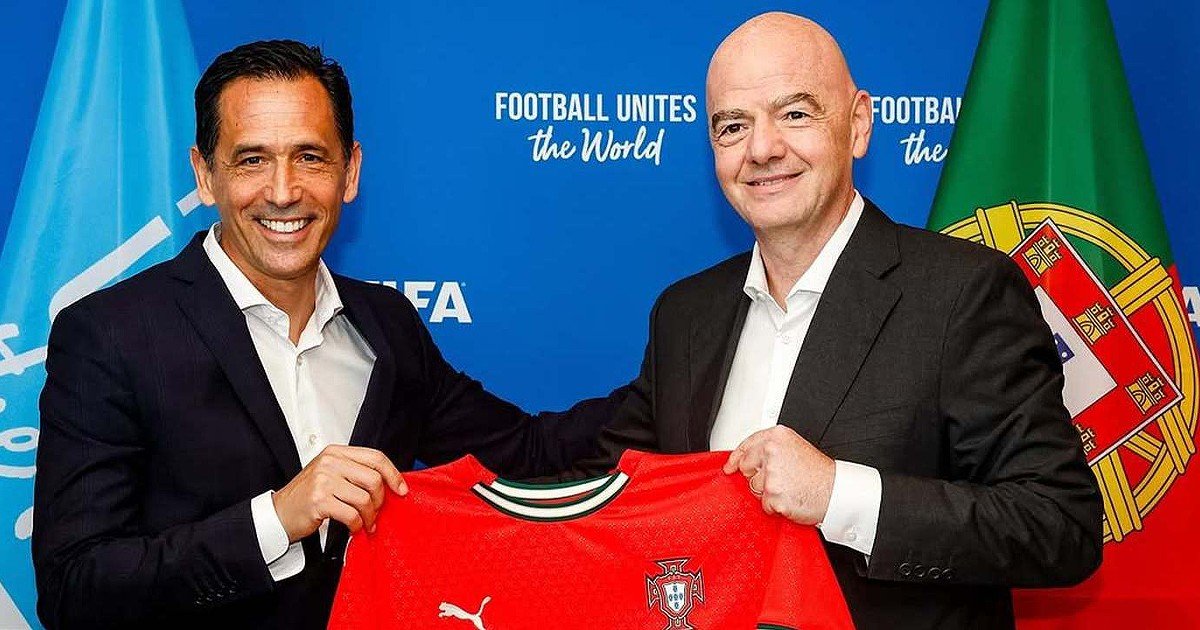 Infantino exalta nação portuguesa e ressalta importância fundamental na Copa do Mundo 2030