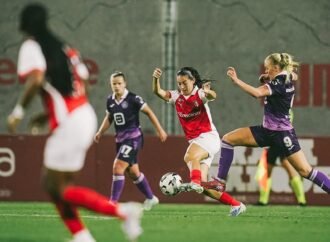 Golo no fim do tempo extra elimina SC Braga da Taça Europeia feminina