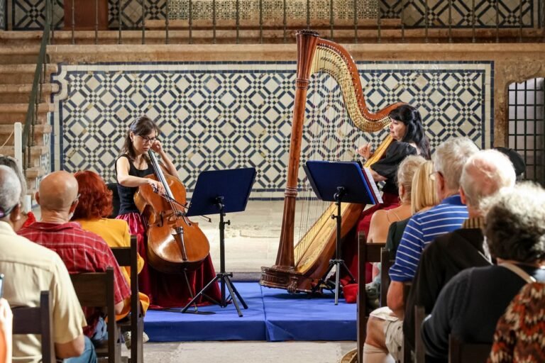 Concerto de Harpa e Cello no Convento ConViver