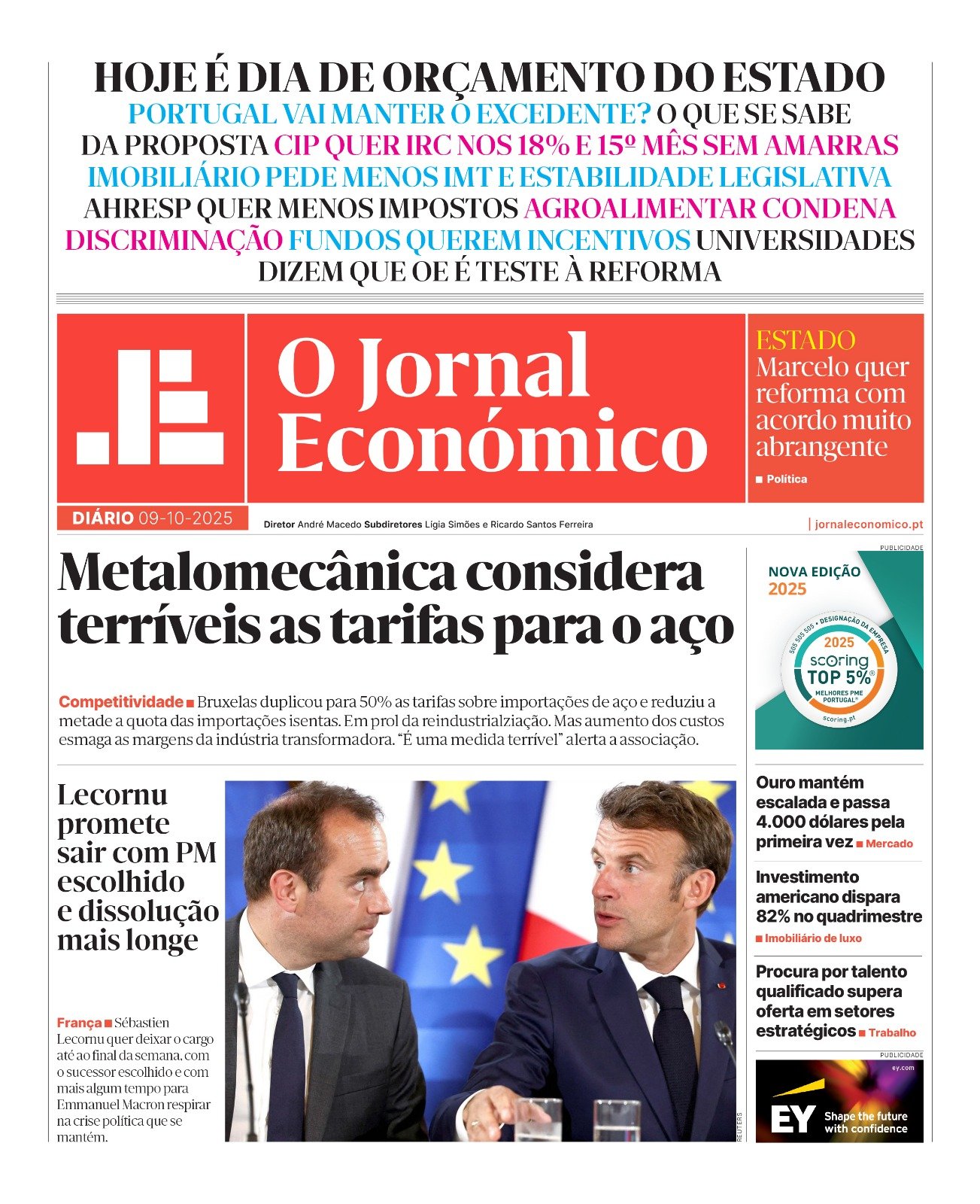 Indústria Metalúrgica Avalia Elevadas Taxas para o Ferro