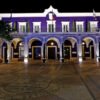 Pavilhão Municipal iluminado em homenagem ao sismo de 1755