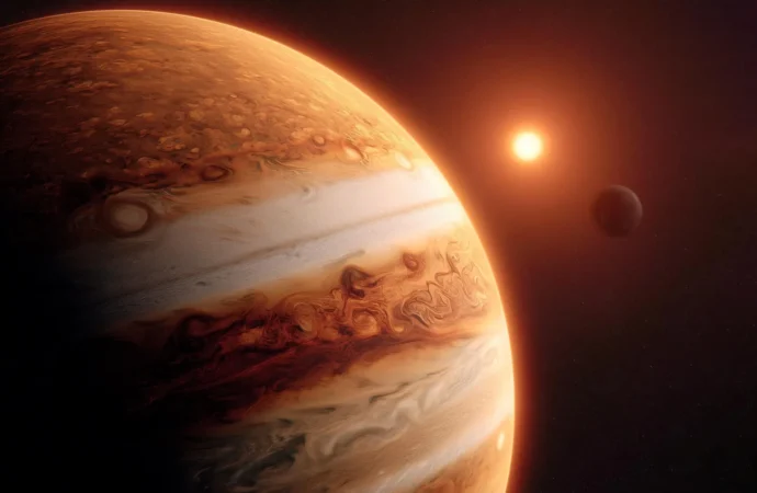 Estes enormes mundos não deveriam existir. Mas eles existem.