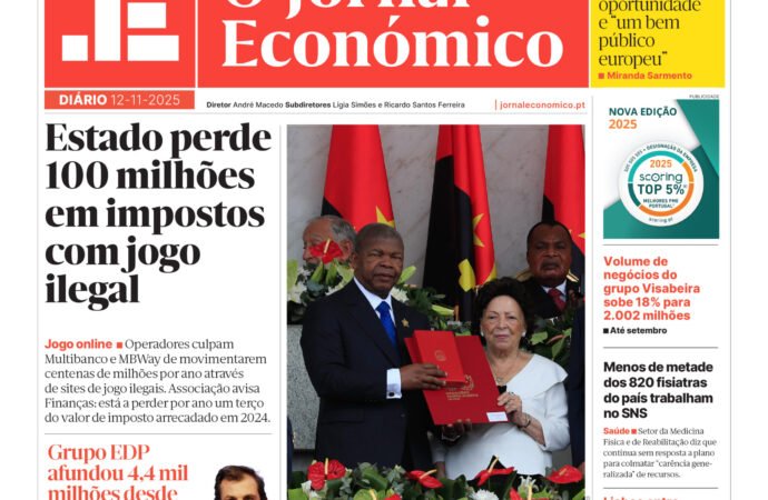 Edicão Inaugural do Diário Financeiro de 12 de Novembro
