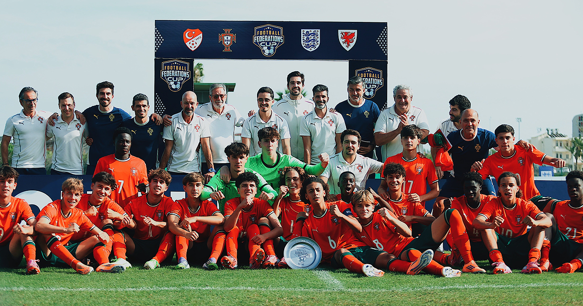 Portugal conquista o Torneio da Taça das Federações Sub-16 com triunfos absolutos