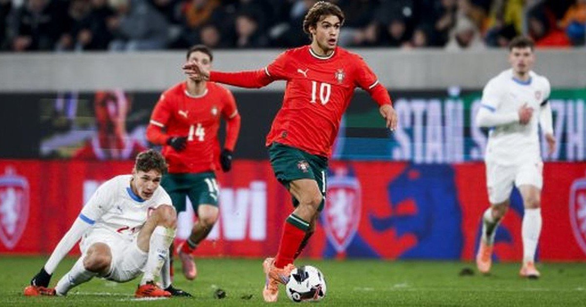 Sub-21 de Portugal impedidos na República Checa, mas continuam na liderança para o Europeu 2027