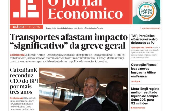 Anúncios do Mercado Financeiro em 19 de Novembro