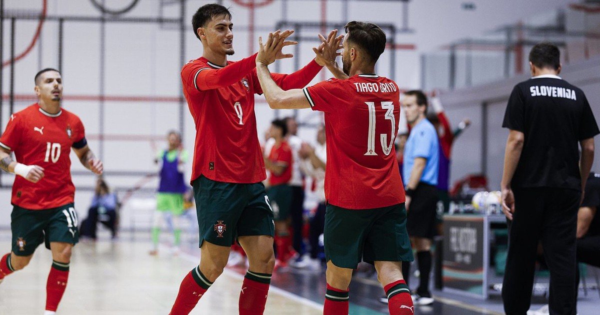 Futsal: Seleção Portuguesa supera Eslovénia em amistoso antes do Europeu