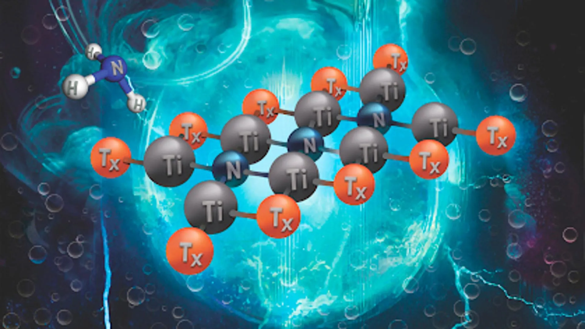 Novo material 2D transforma ar em combustível e adubo