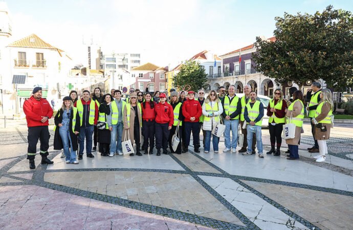 Quarenta voluntários atuaram como mensageiros por um dia