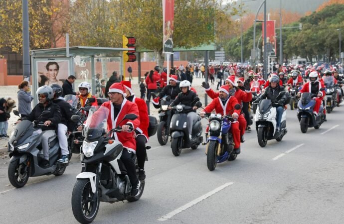 Apoio em Setúbal com passagem de Pais Natal Motard