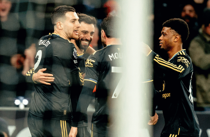 Lobos 1-4 Manchester United: Apresentação de Bruno Fernandes leva Amorim ao 5.º lugar