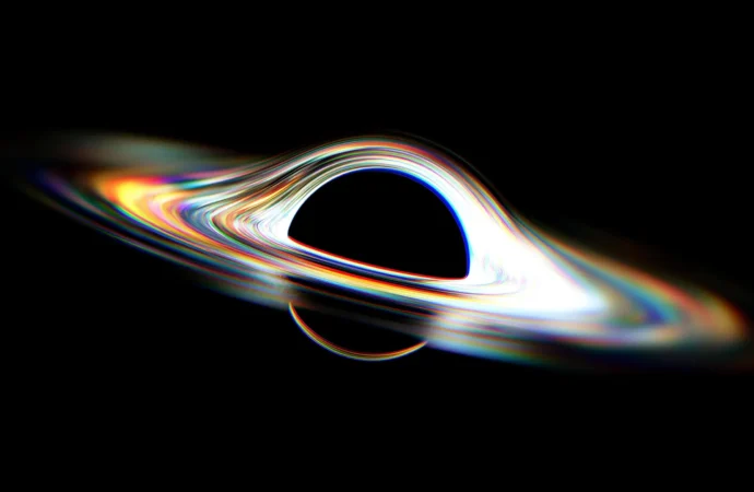 Astrônomos observam um buraco negro distorcer o espaço