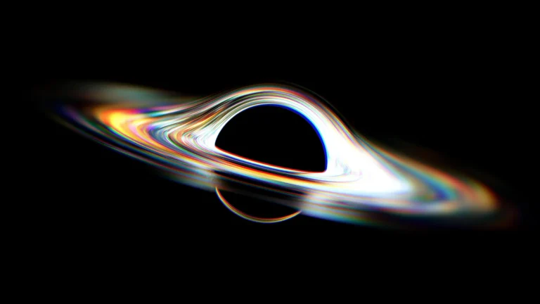 Astrônomos observam um buraco negro distorcer o espaço