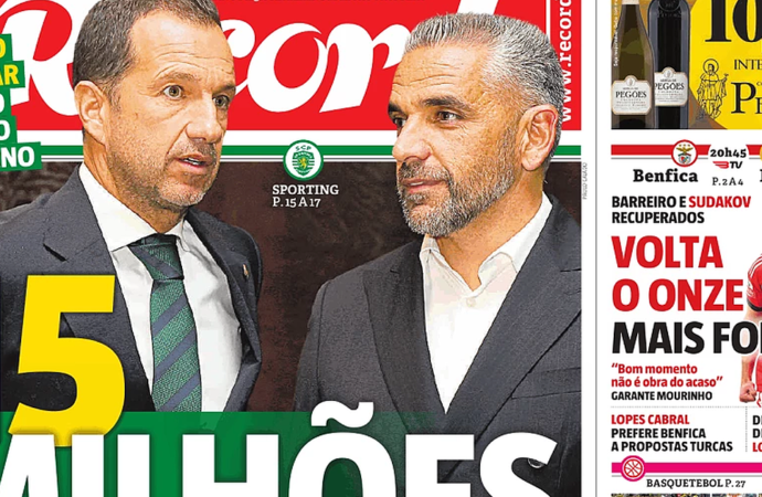 Análise da Mídia: Leões focados no comércio e contratos a negociar, enquanto Farioli compartilha suas reflexões sobre o futebol luso.