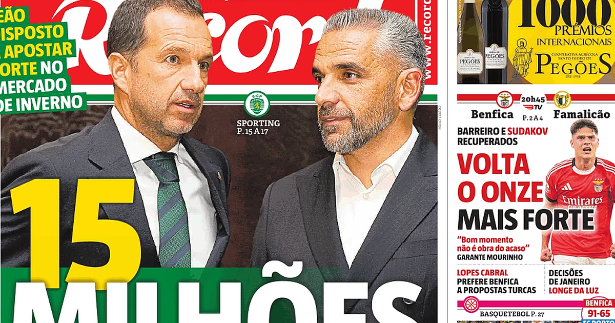 Análise da Mídia: Leões focados no comércio e contratos a negociar, enquanto Farioli compartilha suas reflexões sobre o futebol luso.