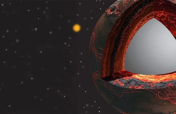 Estruturas ocultas gigantes no interior da Terra podem revelar como a vida começou