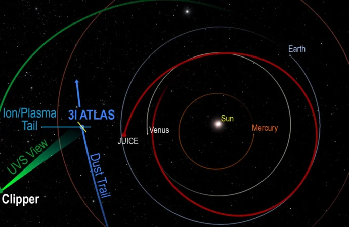 NASA acaba de registrar uma visão rara de um cometa interestelar.