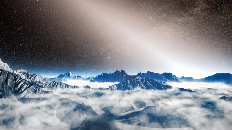 Uma estrela oculta descoberta em um lugar inesperado de poeira