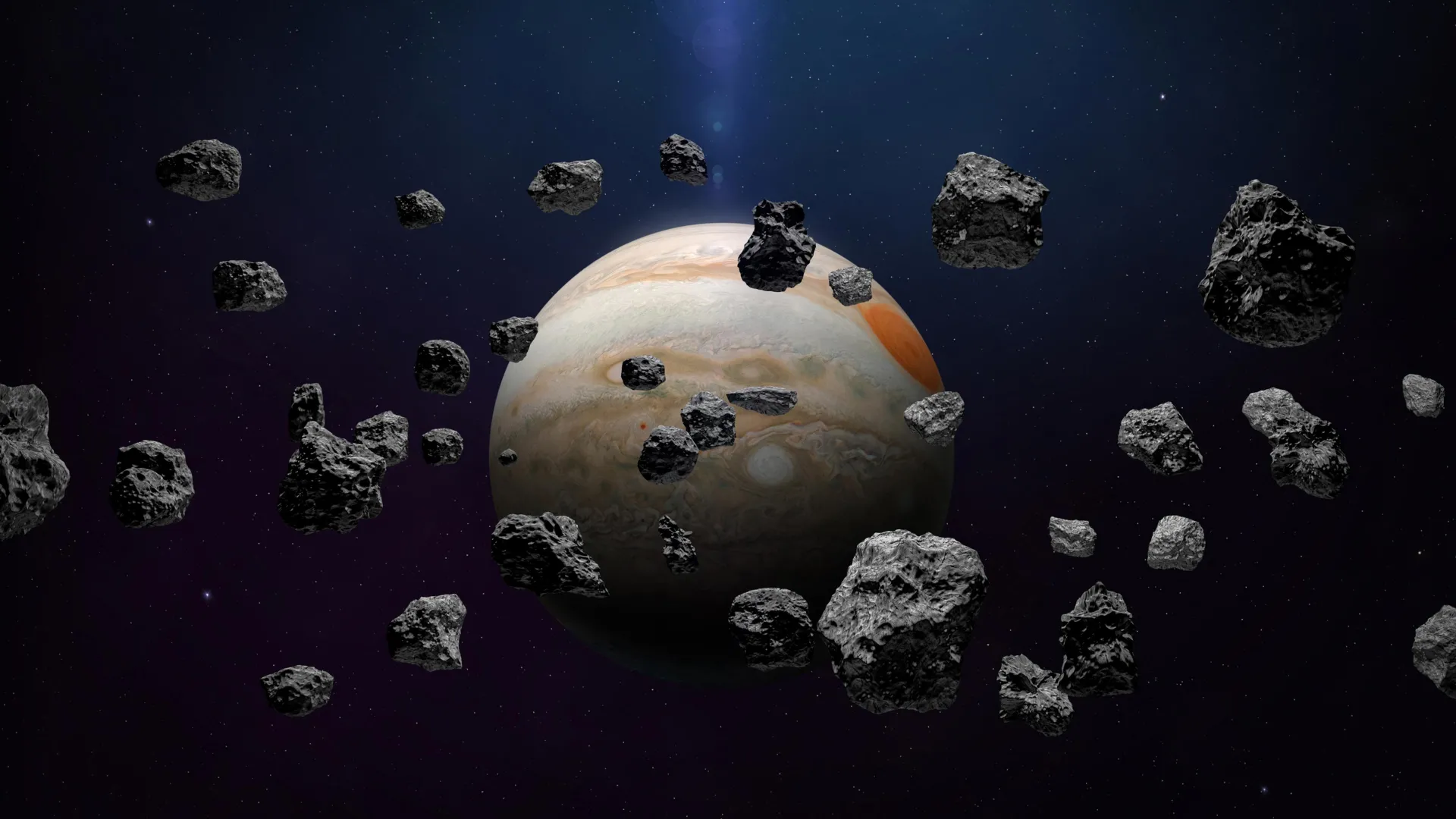 A juventude agitada de Júpiter pode ter moldado todo o Sistema Solar.