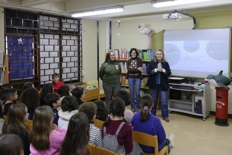 Estudantes apoiam filhote de roaz-do