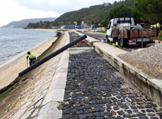 Prefeitura de Setúbal restaura parede de proteção costeira