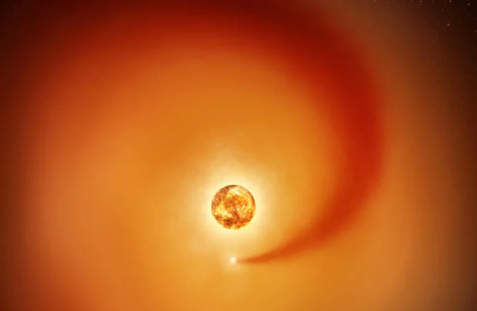 Betelgeuse possui um par invisível e o Hubble acaba de registrar sua trilha