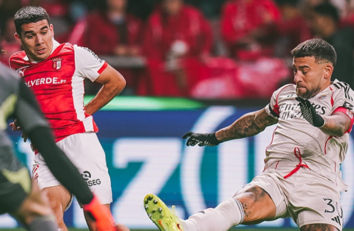 Benfica encerra 2025 com igualdade em Braga e pode distanciar