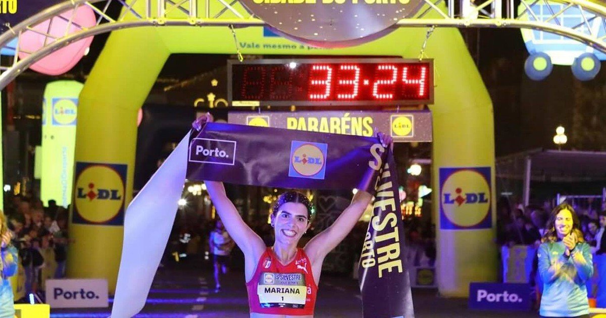 Ano Novo, os mesmos campeões na São Silvestre do Porto: Rui Pinto e Mariana Machado reiteram conquista.