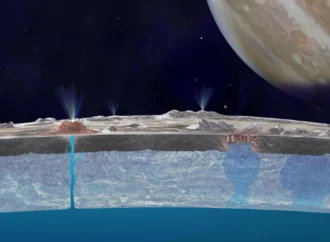 Uma pesquisa recente questiona a existência de vida sob o gelo de Europa.