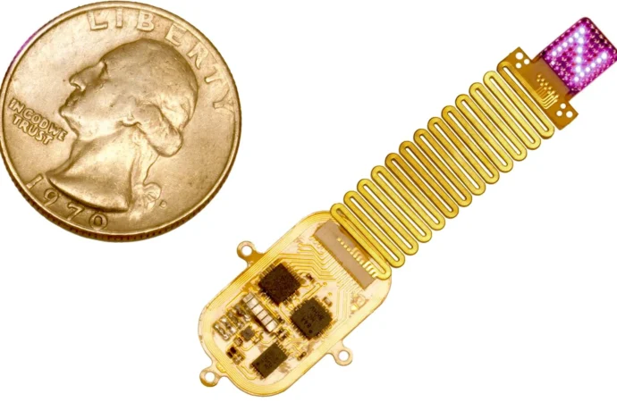 Este minúsculo dispositivo transmite mensagens discretas para o cérebro