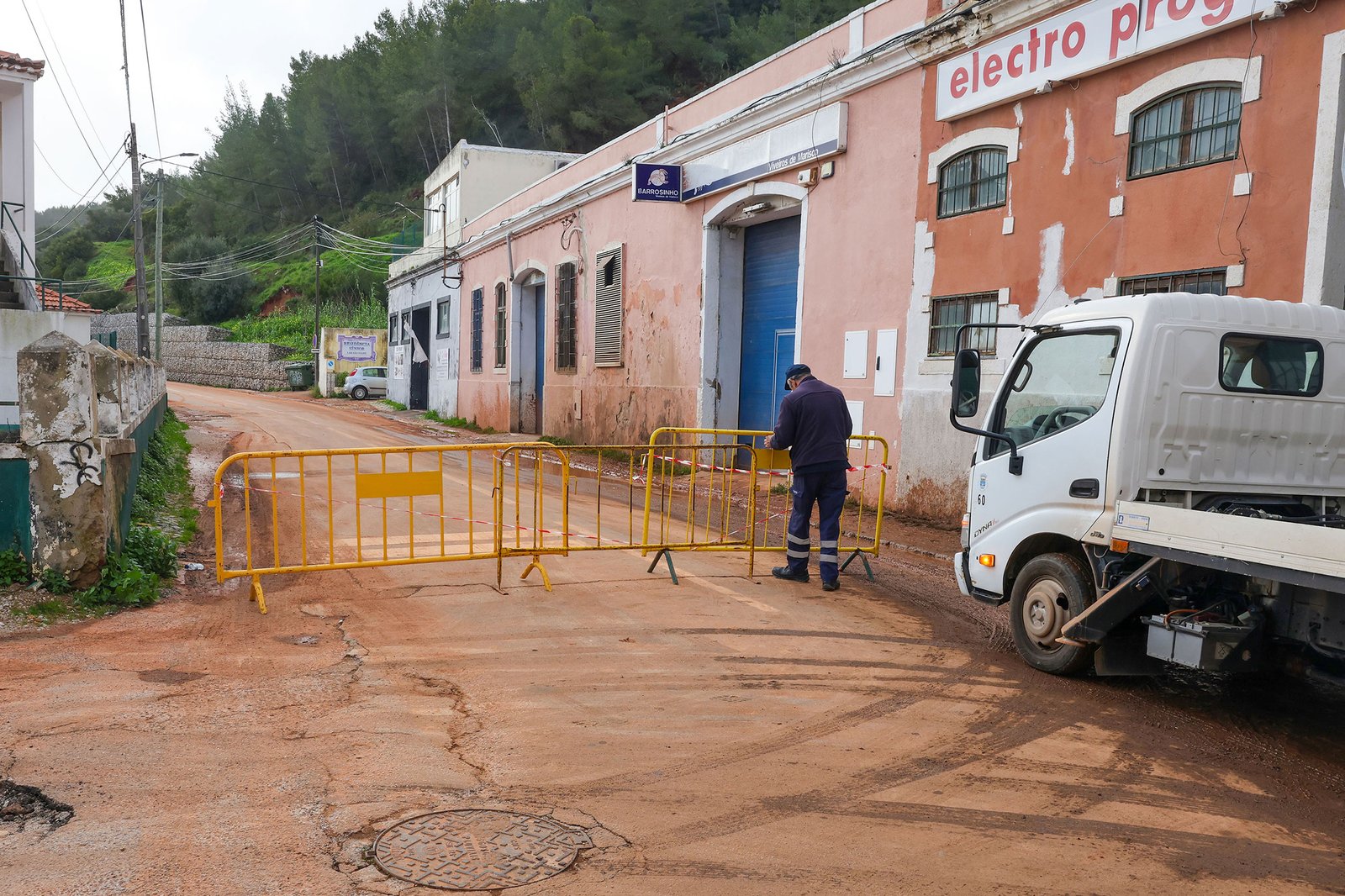 Chegada ao Hospital do Outão pela N10 e Aldeia Grande