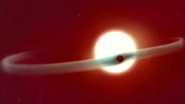 Telescópio James Webb observa uma exoplaneta perdendo sua atmosfera em tempo real