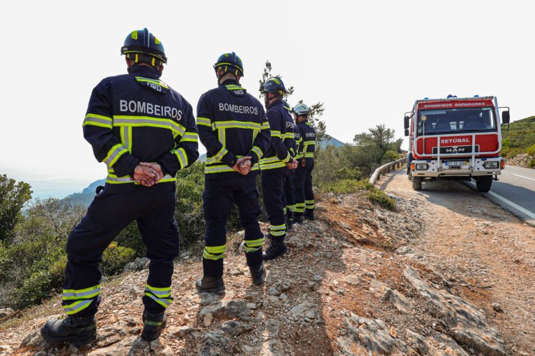 Cerimônia de dedicação de lealdade para novos combatentes de incêndio profissionais