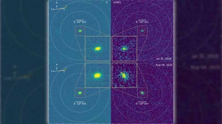 O cometa interestelar 3I/ATLAS está espalhando água pelo sistema solar